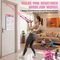 Resistance Bands, Exercise Bands with Handles for Working Out, Fitness Bands for Women, Workout Equipment Home Gym, Training Bands with Door
