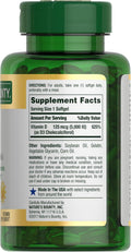 Nature's Bounty Vitamin D3 5000 IU Softgels, Rapid Release, Immune Support, Vitamin D Supplements, 240 Ct 240 Count (Pack of 1)