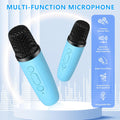 Mini Karaoke Machine with 2 Wireless Microphones for Kids Adults, Kids Karaoke Machine for Girls 18 Pre-Loaded Songs 4, 5, 6, 7, 8, 10, 12+ Years