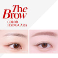 Espoir the Brow Color Fixing Cara #6 Rosy Brown 0.1 Fl Oz | Easy Fixing without Clumping | Long Lasting Smudgeproof Eyebrow Mascara | Soft Mood