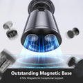 Miikare Dual Magnetic Phone Holder for Magsafe, Strong Magnets Gym Phone Holder Mount, 360 Rotation Adjustable, Hands Free Cell Phone Holder