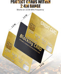 RFID Blocking Card 10 Pack,One Card Protects Entire Wallet,Rfid/Nfc Contactless Bank Debit Credit Card Protector ID ATM Guard Card Blocker,Smart