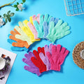24 Pcs Exfoliating Shower Gloves,Double Sided Exfoliating Bath Gloves Deep Clean Dead Skin for Spa Massage Beauty Skin Shower Body Scrubber