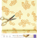 Bee'S Wrap Beeswax Wraps for Food - Honeycomb Cut to Size Wax Paper Roll - Made in USA Reusable Waxed Paper & Bowl Covers - Organic & Eco-Friendly