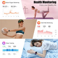 Smart Watch for Men Women, 1.96" Fitness Tracker Running Watch (Answer/Make Call), IP68 Waterproof, Pedometer, Sleep/Step/Activity/Heart Rate