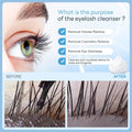 Lash Shampoo Concentrate 100Ml Lash Extension Cleanser Oil-Free Eyelash Extension Shampoo with Salon Home Care -Makes 20 Bottles 60Ml Lash