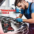 25 Piece Tool Set, Small Home Tool Kit for Men Women, Mini Basic Household Hand Tools Kit with Plastic Tool Box for All Purpose, Repair