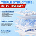 Wifamy Silicone Scar Sheets for Women: Medical Grade Scar Removal C-Section Recovery & Post-Surgery Care (1.6"X 60" Roll-1.5M)