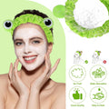 Jowmoy Green Frog Eye Elastic Headband - Versatile for Spa, Skincare, Makeup, Face Wash, Fun Gift for Women (1 Pack)