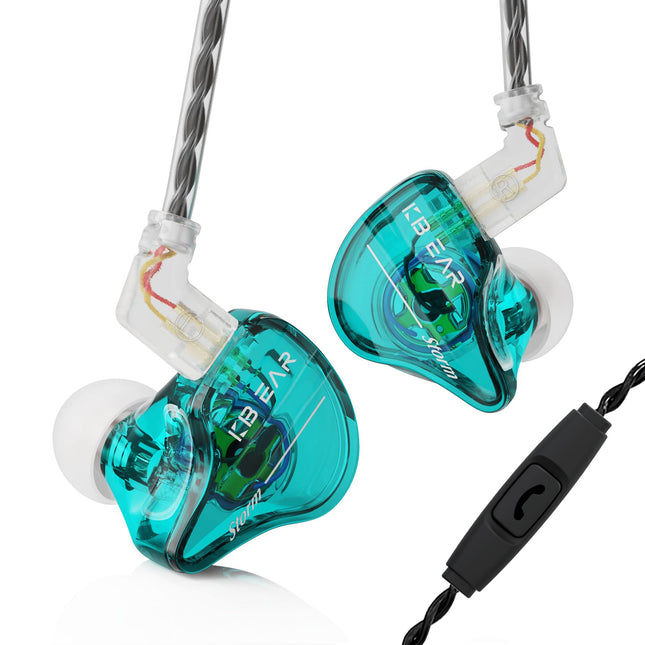 KBEAR Storm Wired Earbuds in Ear Headphones for Singers Musicians on Stage Studio Church,Crisp Clarity Sound Nice round 
