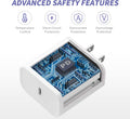 Iphone Charger Fast Charging,[Apple Mfi Certified] 2Pack 20W Type C Fast Charger Block with 6FT USB C to Lightning Cable Compatible for Iphone