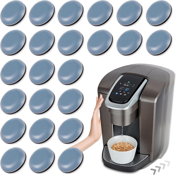 Appliance Sliders for Kitchen 24 PCS Self-Adhesive Small Kitchen Finds Appliance Slider Hacks Easy to Moviing & Space Saving Must Have Home