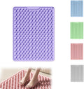 Lmljoo Silicone Cushion Portable Foot Reflexology Pad Foldable Foot Massage Mat Pressure Point Massage Mat Anti-Fatigue Standing Desk Standing Pad