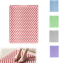Lmljoo Silicone Cushion Portable Foot Reflexology Pad Foldable Foot Massage Mat Pressure Point Massage Mat Anti-Fatigue Standing Desk Mat Standing