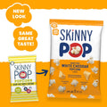 Skinnypop White Cheddar Popcorn, Gluten Free, Non-Gmo, Healthy Snacks, Skinny Pop, 4.4Oz Grocery Size Bag