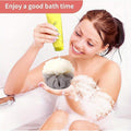 Loofah Sponge Pack of 4,Deep Cleansing Body Scrubber for Shower, Exfoliating Bath Sponge for Women and Men Bathing Accessories (50G)