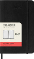 Moleskine Classic 12 Month 2025 Daily Planner, Soft Cover, Pocket (3.5" X 5.5"), Black, 400 Pages
