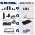 430 Pcs Roll Pin Set, Slotted Metric Spring Pins, Steel Split Expansion Pin M1.5 M2 M2.5 M3 M4 M5 M6, Spring Dowel Tension Roll Pins for Home