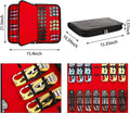 HERSENT Pocket Knife Storage Case,Folding Knife Pouch Carrier Holder,40 Slots Small Knife Carrying Cases,Versatile Knife Collection for
