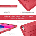 Soke Case for Ipad (A16) 11Th Generation 11-Inch 2025, Ipad 10Th Generation 10.9-Inch 2022, with Built-In Screen Protector and Kickstand, Rugged