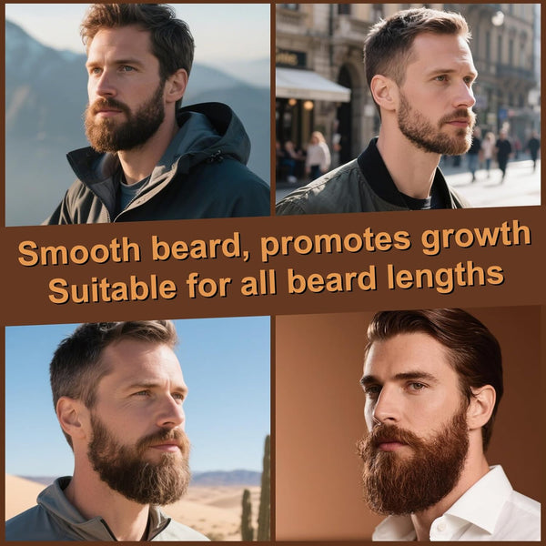 XIKEZAN 5 Pack Beard Oil Set W/Sandalwood,Orange,Vanilla,Cedarwood,Christmas Stocking Stuffers Fathers Valentines Gifts for Men Him Dad Boyfriend