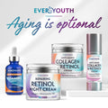 Vitamin C Serum for Face, Stem Cells, Niacinamide, Hyaluronic Acid & Vitamin E – Anti-Aging Retinol Facial Serum with Glycolic Acid & Retinal for
