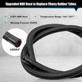 RULLINE Universal 350Ml Oil Catch Can Tank 0046 Aluminum Polish Baffled Reservoir Black Upgraded Braided Hose