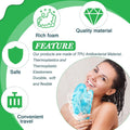 Karenhi 2 Pcs Honeycomb Exfoliating Glove Set Exfoliating Bath Mitt Honeycomb Face and Body Scrubber Shower Mitt for Cleaning Body Shower Face