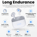 Beleth New Earset Pro1 In-Ear Bluetooth TWS Headphones, Medium Size, White - Includes Cable, Eartips, and Manual