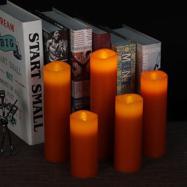 Vinkor Flameless Candles Battery Operated Candles Real Wax Pillar LED Candles with 10-Key Remote and Cycling 24 Hours Ti