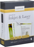 Southworth Inkjet & Laser Printer Paper, 8.5" X 11", 28 Lb., Radiant White, 550 Sheets (91723-01)