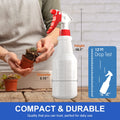 Spray Bottles (4 Pack, 24 Oz) Refillable Empty Plastic Water Spraying Bottle for Cleaning Solutions, Hair Spray, Car Detail, Watering Plants,