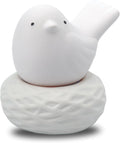 Little Bird Nest, Non-Electric Ceramic Diffusers for Essential Oils and Aromatherapy Fragrance, White Ceramic Diffusers in Car or Bathroom and