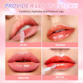 LANGMANNI Moisturizing Lip Oil,No-Sticky Lip Gloss Lip Balm Lip Care,Fruit Flavoured Lip Oil For Dry Lip's Moisturizing Hydrating And Nourishing