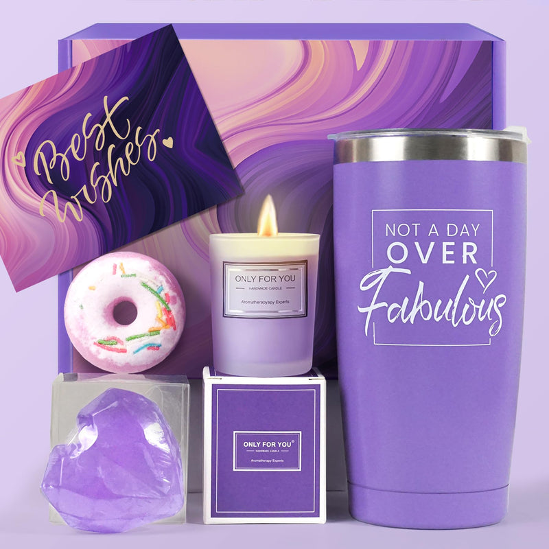 Birthday Gifts for Women, Mom, Wife, Girlfriend, Sister, Her - Happy Birthday Gifts, Mothers Day Gifts - Personalized Lavender Relaxation Gift