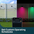 Linkind Smart Solar Lights Outdoor SL5C, Solar Spotlight Color Changing App/Voice Control Landscape Lighting, IP67 Spot Lights Outdoor Waterproof