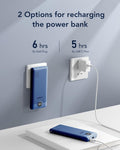 VEGER Portable Charger for Iphone with Built in Cables and Wall Plug, 10000Mah Slim Fast Charging USB C Power Bank, Travel Essential Battery Pack