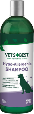 Vet'S Best Hypo-Allergenic Shampoo for Dogs | Dog Shampoo for Sensitive Skin | Relieves Discomfort from Dry, Itchy Skin | Cleans, Moisturizes, and
