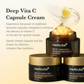 Medicube Deep Vitamin C Golden Capsule Face Moisturizer - Liposome Capsules for Wrinkles, Skin Radiance - Transparent Gel for Glow Hydration -