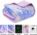 Unicorn Glow in the Dark Blanket for Girls/Kids Age 3-12, Soft Fleece Throw - 40"X60