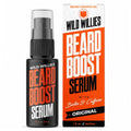 Wild Willies Beard Growth Serum for Men - Natural Beard Serum with Biotin, Caffeine & Essential Beard Oil for Fuller, Thicker Facial Hair Enhancer
