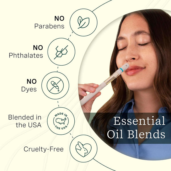 Lifelines Pen Diffuser, in Bloom - 1Mm Black Ballpoint Pen with Scented Essential Oil Blends â Aromatherapy Diffuser & Sensory Immersion Diffuse