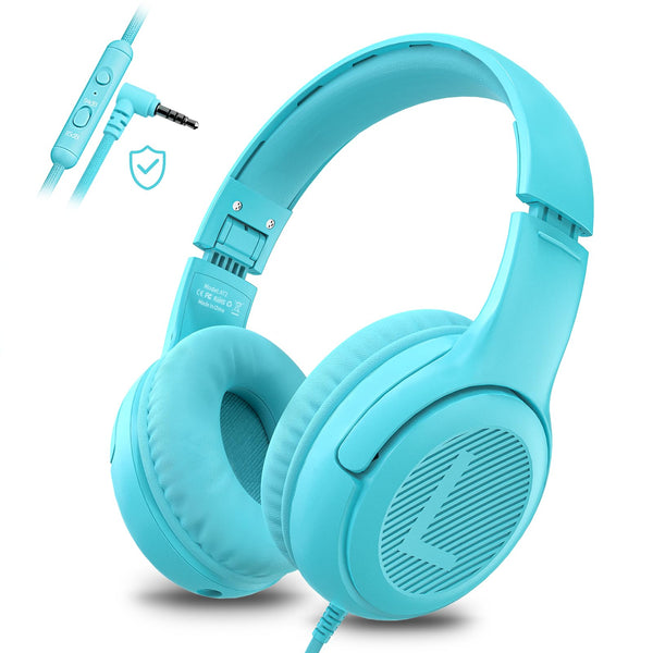 Toddler Kids Headphones Wired - Headphones for Kids Volume Limit 85/94dB Headset 3.5mm Jack Adjustable Foldable Headsets for Girls Boys Children