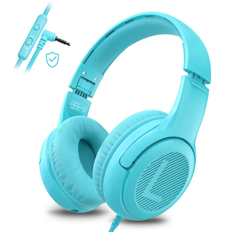 Toddler Kids Headphones Wired - Headphones for Kids Volume Limit 85/94dB Headset 3.5mm Jack Adjustable Foldable Headsets for Girls Boys Children
