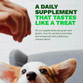 Get Joy Calm+ Stress Support Dog Supplement Chews, 90 Soft Chews, Chicken Flavor, Supports Sleep & Relaxation, with Chamomile & Valerian Root, Phd