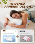 Dream without Pain Cervical Neck Pillow for Sleeping, Ergonomic Side Sleeper Pillows for Adults, Cooling Orthopedic Pillow for Neck Relief
