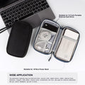 Electronics Carrying Pouch Case Bag - Cable Charger Organizer Travel Shockproof Cord for Cellphone, Earphone, Powerbank, USB Hard Drive, SD Card,