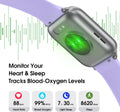 Smart Watch (Answer/Make Call) for Women Men, Fitness Tracker with Heart Rate, Blood Oxygen, Sleep Tracker, IP68 Waterproof Fitness Watch Step