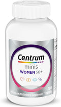 Centrum Minis Silver Women'S Multivitamin for Women 50 Plus, Multimineral Supplement with Vitamin D3, B Vitamins, Non-Gmo Ingredients, Supports