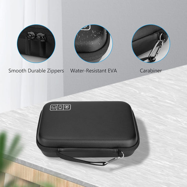 Procase Hard Travel Electronic Organizer Case for Macbook Power Adapter Chargers Cables Power Bank Apple Magic Mouse Apple Pencil USB Flash Disk